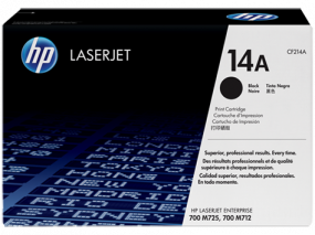 Черный картридж с тонером HP 14A LaserJet (CF214A)